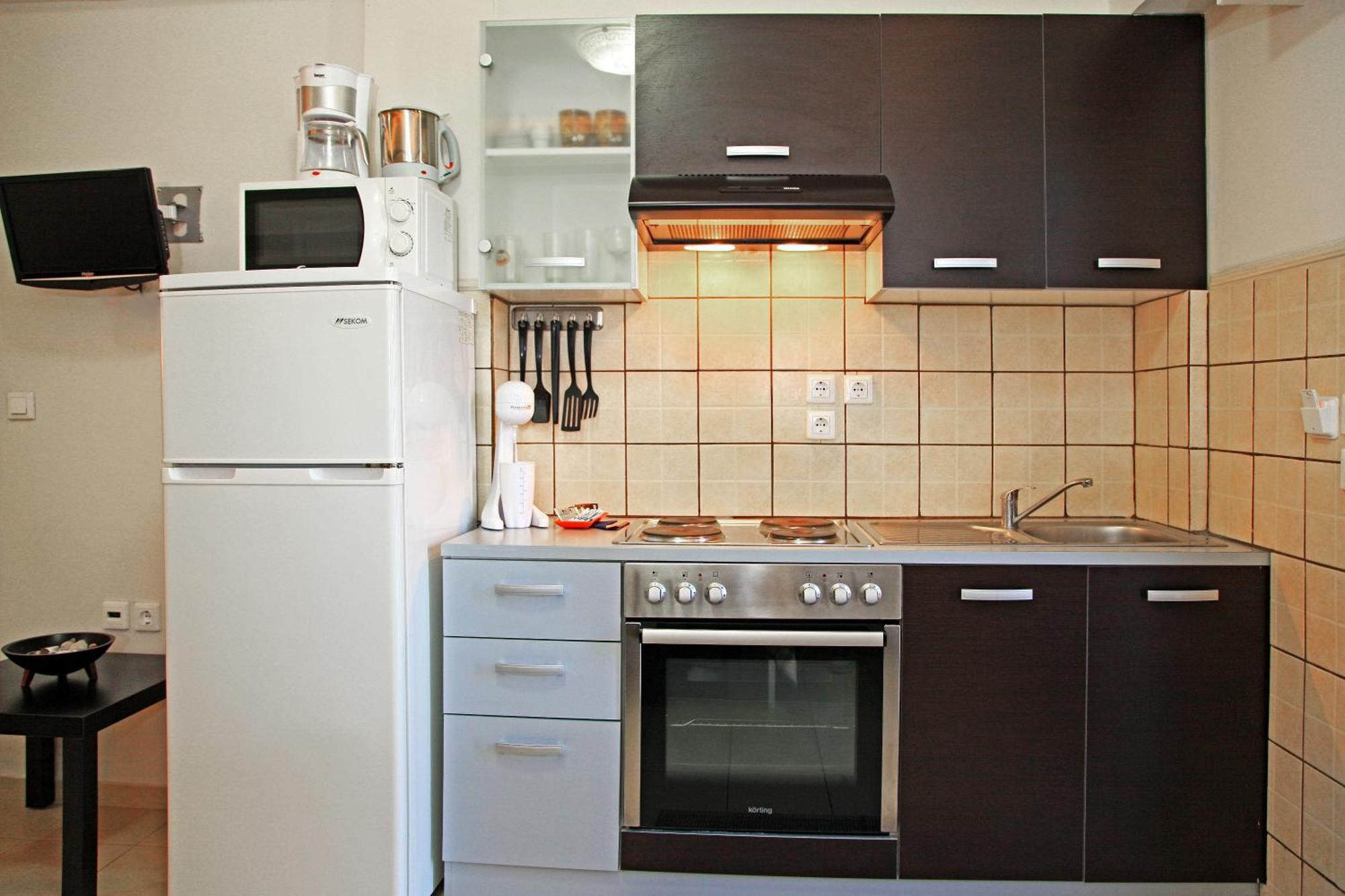 Dionysus Apartments & Suites Ierissos Rum bild